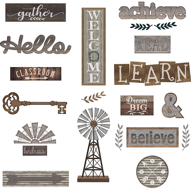 Teacher Created Resources Home Sweet Classroom Wall Decor Bulletin Board Display Set, 24 pieces (TCR8819) image 1