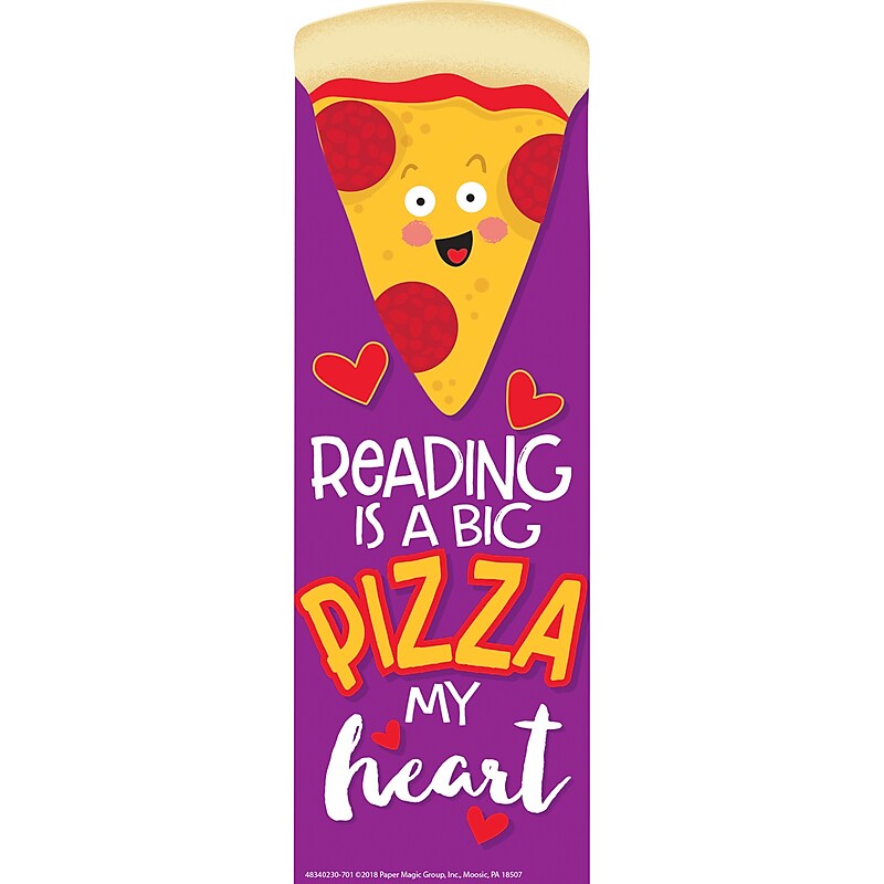 Eureka Pizza Scented Bookmarks, 24 Per Pack, 6 Packs (EU-834023) image 1