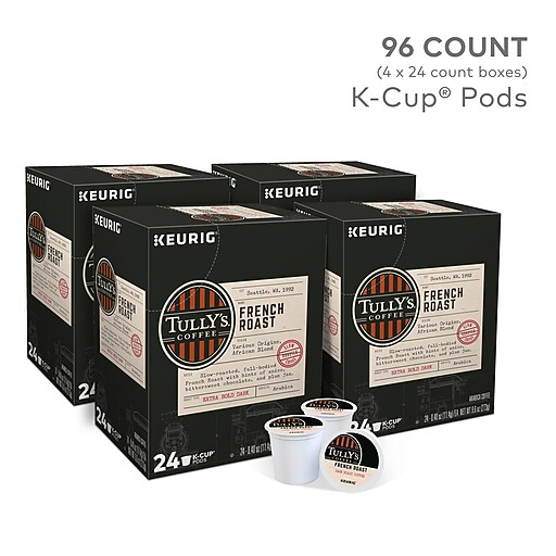 Keurig® KCup® Tully's® French Roast Extra Bold Coffee, 96 Count at Staples