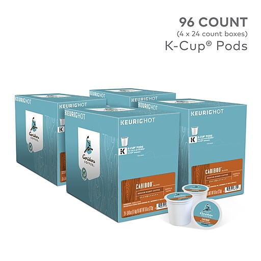 Caribou Coffee® Caribou Blend Coffee KCups®, 96/Carton (6992) at Staples