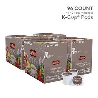 Celestial Seasonings English Breakfast Tea, Keurig K-Cup Pods, 96/Carton (14731)