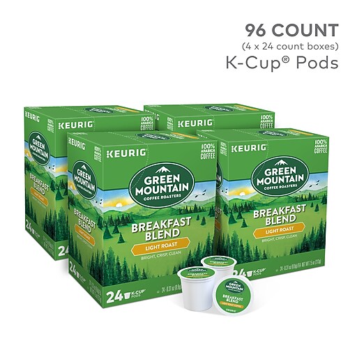 Green Mountain Breakfast Blend Coffee, Keurig® KCup® Pods, Light Roast