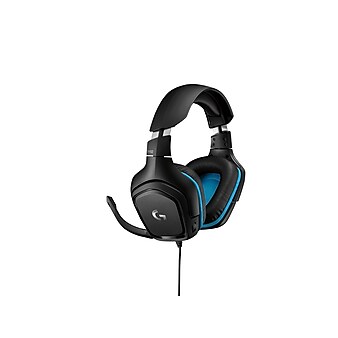 Logitech G432 981-000769 Wired 7.1 Surround Sound Wired Gaming Headset, Black