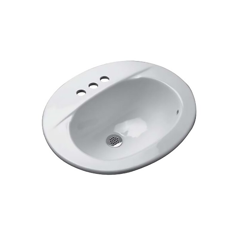 Zurn Z5110 Series 4" Faucet Centers Bathroom Sink (Z5114) image 1