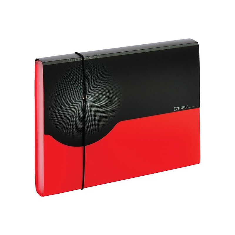 Pendaflex Plastic Accordion File, 7-Pocket, Letter, Multicolor (67440RED) image 1