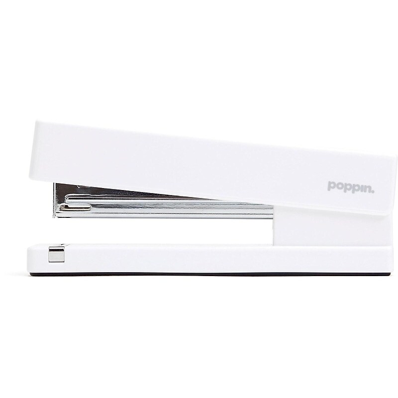 Poppin Stapler, 20 Sheet Capacity, White (100152) image 1