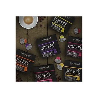 Bestpresso Variety Pack Coffee Capsules, 120/Carton (BST06104)