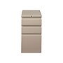 HON Flagship 3-Drawer Mobile Vertical File Cabinet, Letter Size, Lockable, 28"H x 15"W x 22.88"D, Putty (HON18723RL)~#|#~sp43802115_sc7