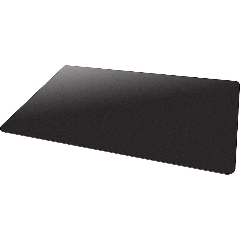Deflect-O Black Mat Hard Floor Chair Mat, 45" x 53'', Black (CM21242BLKCOM) image 1