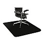 Deflect-O Black Mat Hard Floor Chair Mat, 45" x 53'', Black (CM21242BLKCOM)~#|#~sp43802141_sc7
