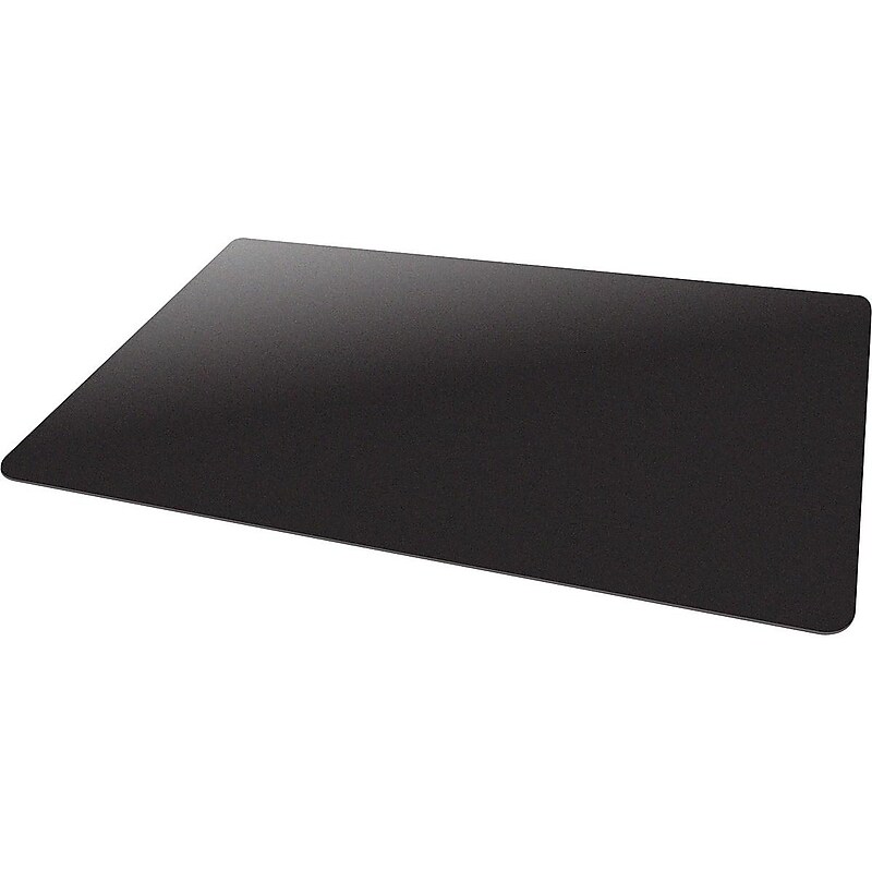 Deflect-O EconoMat Carpet Chair Mat, 46" x 60'', Low-Pile, Black (CM11442FBLKCOM) image 1