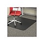 Deflect-O EconoMat Carpet Chair Mat, 46" x 60'', Low-Pile, Black (CM11442FBLKCOM)~#|#~sp43802175_sc7