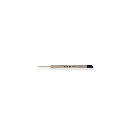 Parker Quinkflow Ballpoint Pen Refill, Medium Tip, Black Ink (1950369