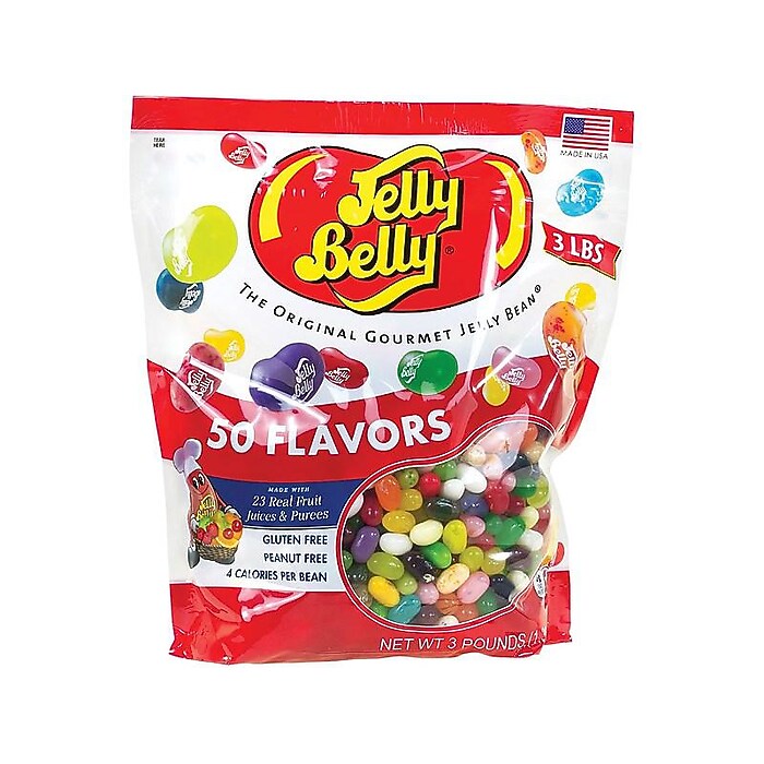 Jelly Belly Assorted 50 Flavors Jelly Beans, 48 oz (220