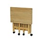 Winsome Mission 2-Shelf Wood Mobile Printer Stand with Lockable Wheels, Natural (81628)~#|#~sp43802510_sc7