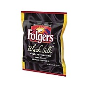 Folgers Black Silk Ground Coffee, Dark Roast, 42/Carton (SMU00019)