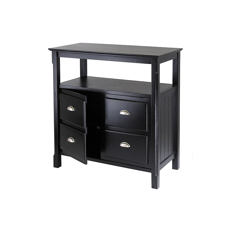 Winsome Timber 36"W Buffet, Black, Each (20236) image 1