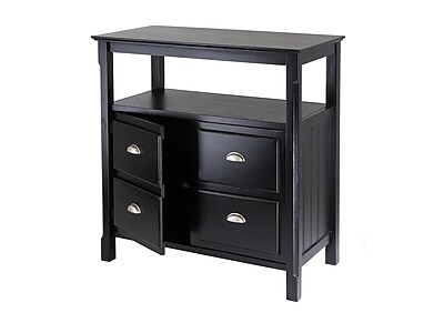 Winsome Timber 36″W Buffet, Black, Each (20236) Sansujyuku sansujyuku.com