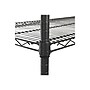 Alera Complete 4-Shelf Metal Unit, 48"W, Anthracite Black (ALESW604818BA)~#|#~sp43802953_sc7
