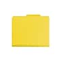 Smead Pressboard Classification Folders with SafeSHIELD Fasteners, 2" Expansion, Letter Size, 2 Dividers, Yellow, 10/Box (14084)~#|#~sp43803056_sc7