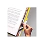 Smead Pressboard Classification Folders with SafeSHIELD Fasteners, 2" Expansion, Letter Size, 2 Dividers, Yellow, 10/Box (14084)~#|#~sp43803089_sc7