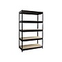 Hirsh 3800 lb. Rivet Series 5-Shelf Metal Unit, 48"W, Black (19454)~#|#~sp43803108_sc7