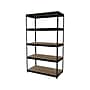 Hirsh 3800 lb. Rivet Series 5-Shelf Metal Unit, 48"W, Black (19454)~#|#~sp43803110_sc7