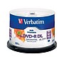 Verbatim (97693) 8x DVD+R DL, White Inkjet Printable, Hub Printable, 50/Pack~#|#~sp43803247_sc7