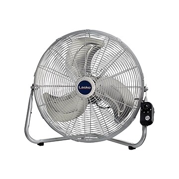 Lasko Max Performance 20-inch 3-Speed Floor Fan, Silver (2265QM)