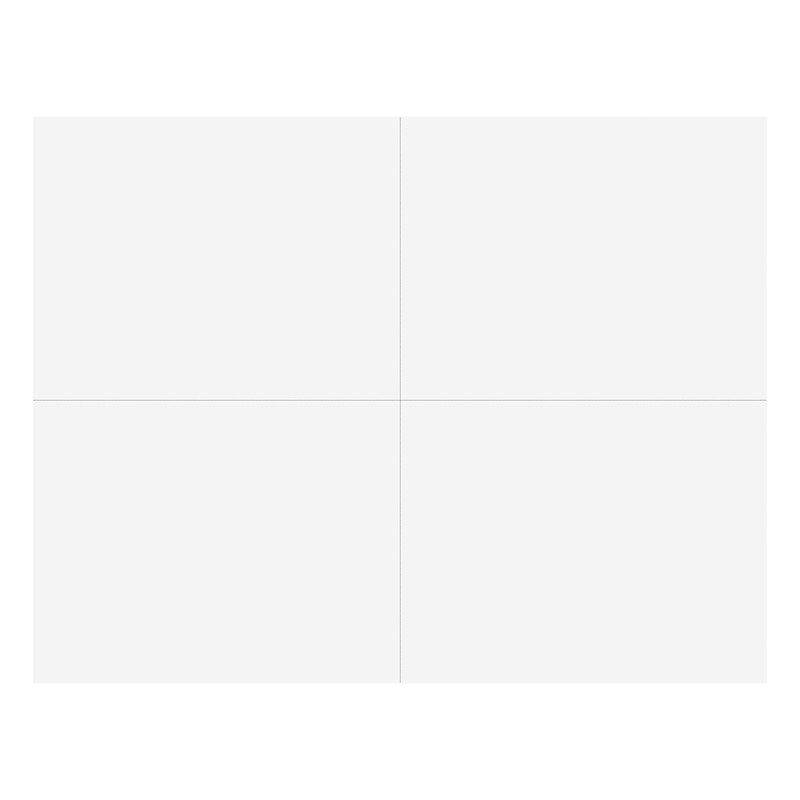 Great Papers 4-Up Matte Postcards, 5.5" x 4.25", White, 100/Pack (912540) image 1