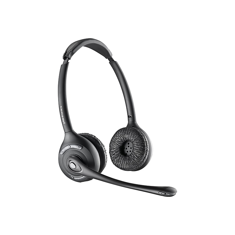 Poly CS 520-XD Wireless Phone Headset, Over-the-Head, Black (7E2J9AA#ABA) image 1