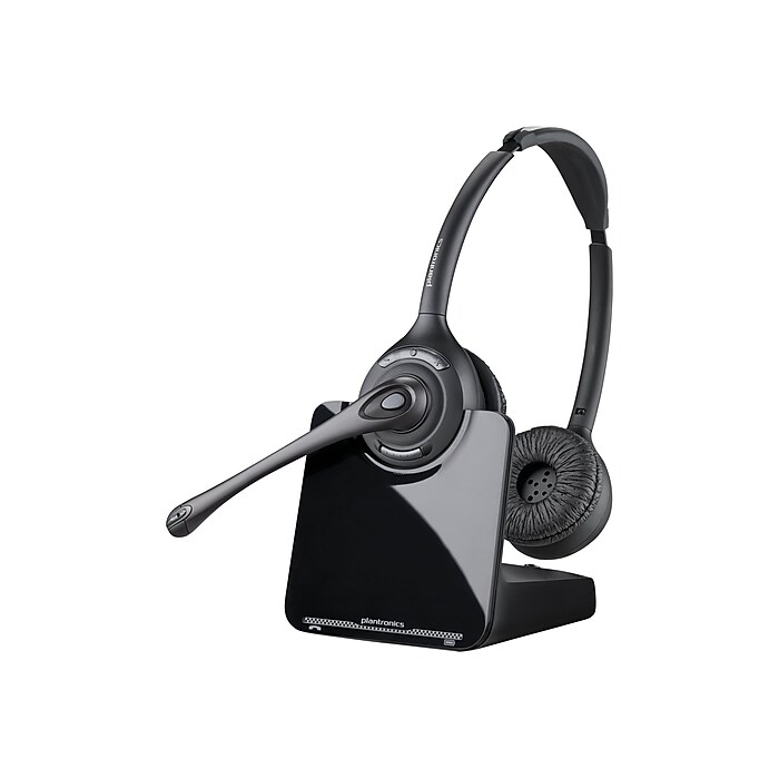 Plantronics CS 520-XD Wireless Phone Headset, Over-the-Head, Black