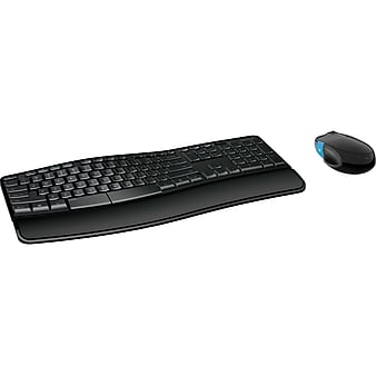 Microsoft Sculpt Comfort Desktop Wireless Keyboard & Mouse, Black (L3V-00001)