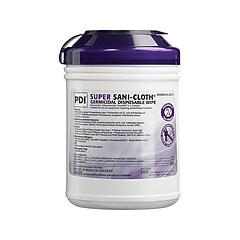 ジョンホワイト　キューピー Sani PDI Super Sani-Cloth Disinfecting Wipers, White, 160