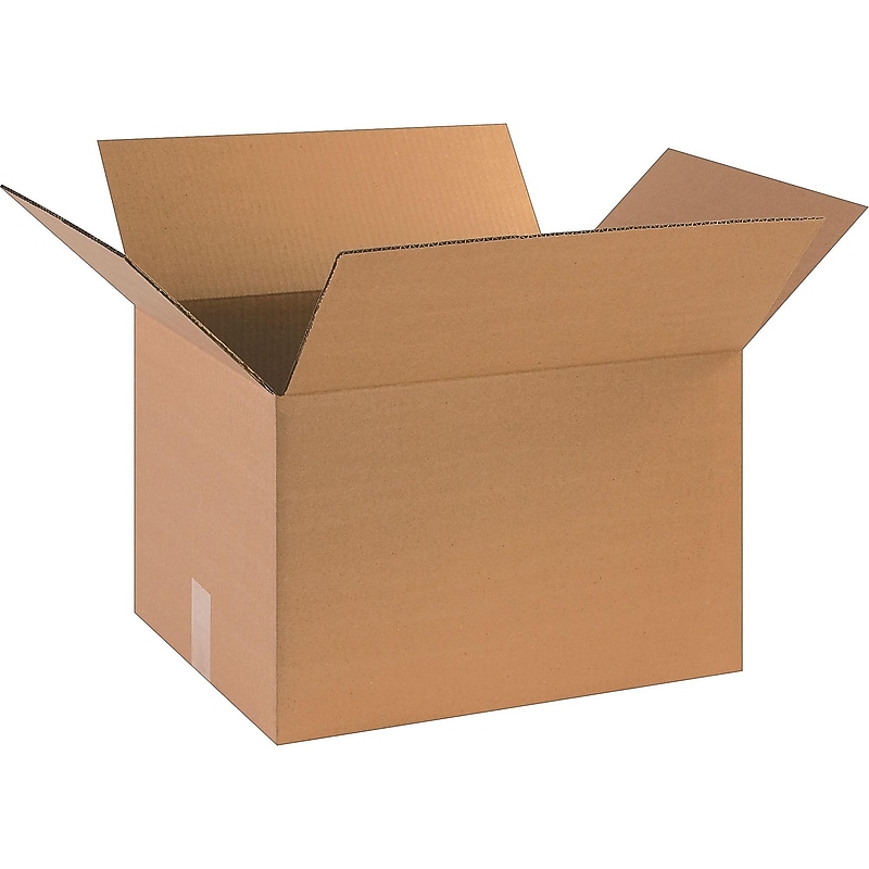 18" x 14" x 12", 32 ECT, Shipping Boxes, 25/Bundle (CW57290) image 1