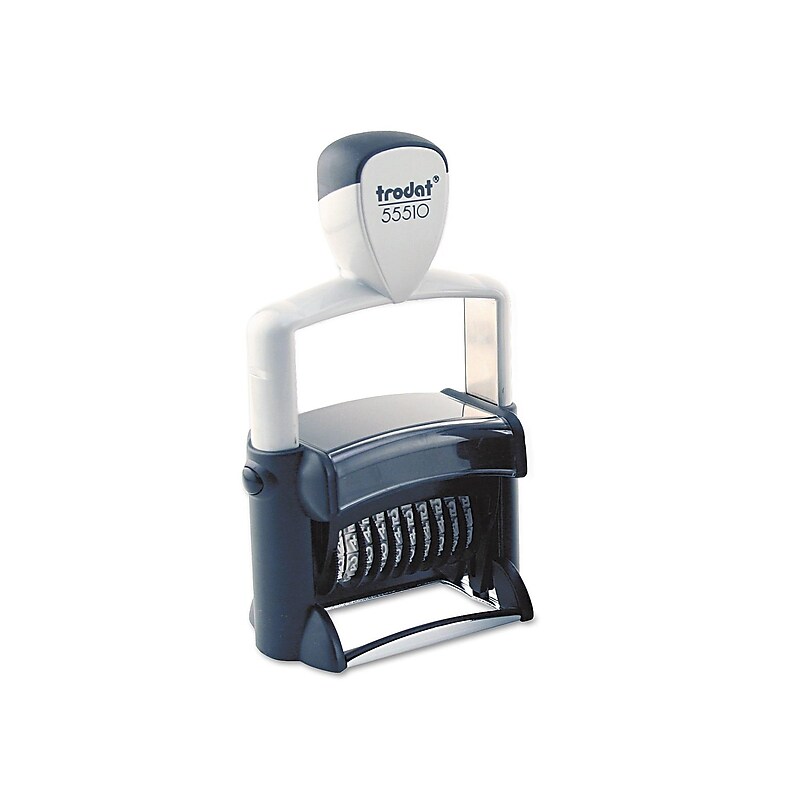 Trodat Professional Numbering Machine, Letters/Numbers, Black Ink (T55510) image 1
