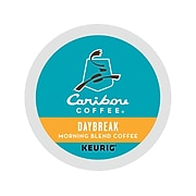 Caribou Daybreak Morning Blend Coffee, Keurig K-Cup Pods, Light Roast, 24/Box (6994)