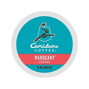 Caribou Mahogany Coffee Keurig® K-Cup® Pods, Dark Roast, 24/Box (6990)
