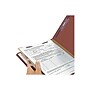 Smead Pressboard Classification Folders, 2" Expansion, Letter Size, 1 Divider, Red, 10/Box  (13775)~#|#~sp43804510_sc7