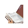Smead Pressboard Classification Folders, 2" Expansion, Letter Size, 2 Dividers, Red, 10/Box (14075)~#|#~sp43804517_sc7