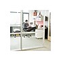 Safco Scoot Underdesk Metal Mobile Printer Stand with Lockable Wheels, Black/Silver (1855BL)~#|#~sp43805256_sc7