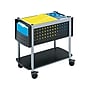 Safco Scoot Metal Mobile File Cart with Lockable Wheels, Black (5373BL)~#|#~sp43805270_sc7