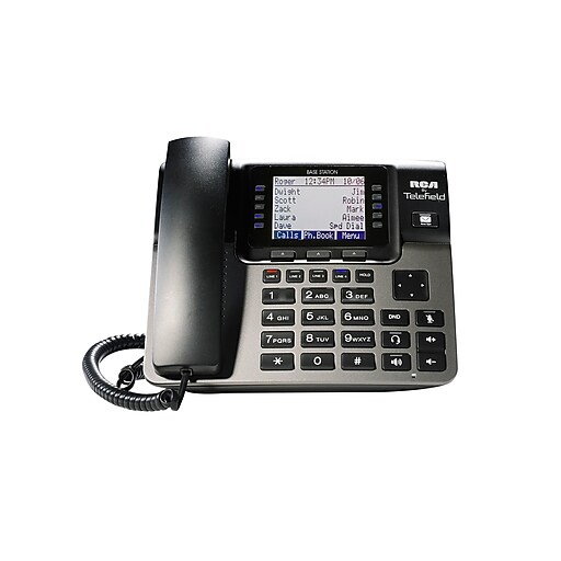 RCA Unison U1000 4Line Corded Phone, Black at Staples