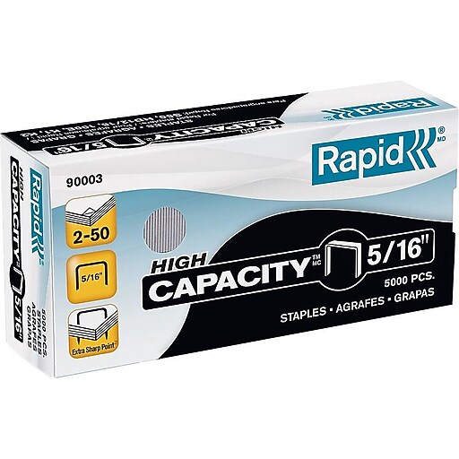 Rapid High Capacity Staples, 5/16