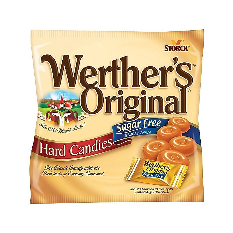 Werther's Original Sugar Free Caramel Hard Candy, 2.75 oz. (SUL831498) image 1