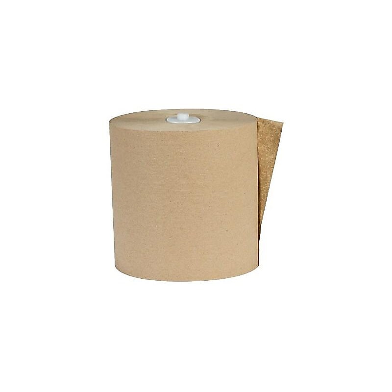 Sustainable Earth by Staples Recycled Hardwound Paper Towels, 1-ply, 350 ft./Roll, 6 Rolls/Carton (SEB26577) image 1