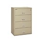 FireKing Classic 4-Drawer Lateral File Cabinet, Fire Resistant, Letter/Legal, Beige, 37.5"W INSIDE (4-3822-CPA)~#|#~sp43805816_sc7