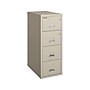 FireKing Vertical File Cabinet, 4-Drawer, Parchment, 52 3/4"H x 17 11/16"W x 31 9/16"D~#|#~sp43805822_sc7
