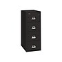 FireKing Classic 4-Drawer Vertical File Cabinet, Fire Resistant, Letter, Black, 31.56"D Dock (4-1831-CBL)~#|#~sp43805828_sc7