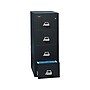 FireKing Classic 4-Drawer Vertical File Cabinet, Fire Resistant, Letter, Black, 31.56"D Dock (4-1831-CBL)~#|#~sp43805831_sc7